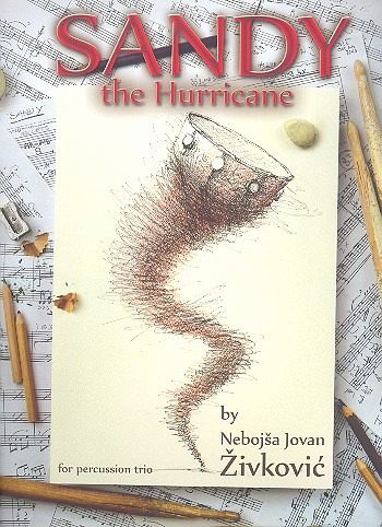 Sandy the Hurricane for percussion trio score and parts