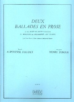 Cover 2 Ballades en Prose pour Choeur de Femmes, Solistes, Récitant et Orchestre de Chambre partition (Réduction Piano)