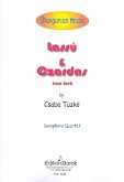 Lassú and Czardas from Szek for 4 saxophones (SATB) score and parts