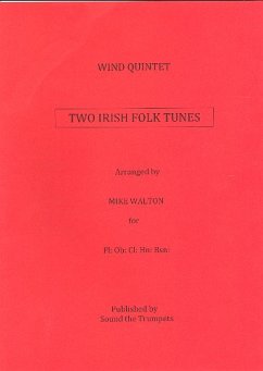 Cover 2 Irish Folk Tunes for flute, oboe, clarinet, horn and bassoon score and parts