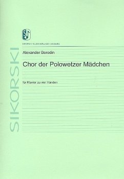 Chor der Polowetzer Mädchen für Klavier zu 4 Händen Spielpartitur, Archivkopie