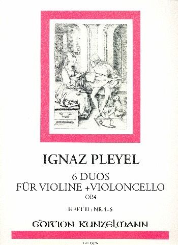 6 Duos op.4 Band 2 (Nr.4-6) für Violine und Violoncello 2 Spielpartituren 6 Duos op.4 Band 2 (Nr.4-6) für Violine und Violoncello 2 Spielpartituren
