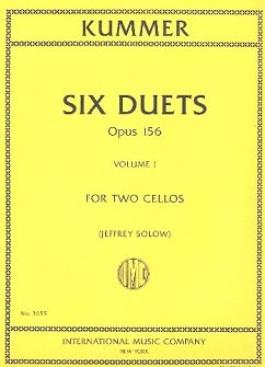 6 Duets op.156 vol.1 (nos.1-3) for 2 cellos score