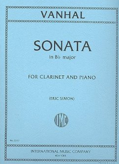 Sonata B flat major for clarinet and piano