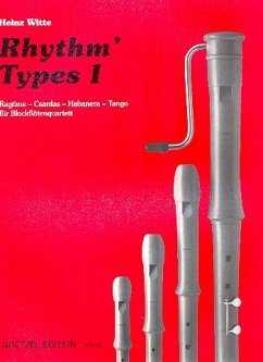 Rhythm' Types 1 Ragtime - Csardas Habanera - Tango für Blockflötenquartett Cover Rhythm' Types 1 Ragtime - Csardas Habanera - Tango für Blockflötenquartett