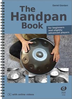 Cover TheHandpanbook (+Online Audio) for handpan English edition