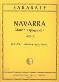 Navarra Danza espagnole op.33 for 2 violins and piano parts Navarra Danza espagnole op.33 for 2 violins and piano parts
