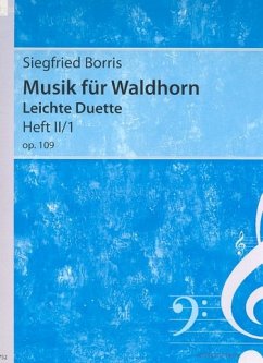 Cover Leichte Duette op.109 für 2 Hörner Spielpartitur