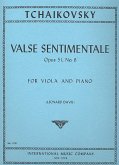 Valse sentimentale op.51,6 for viola and piano Valse sentimentale op.51,6 for viola and piano