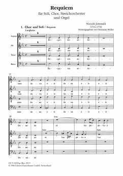 Requiem für Soli, Chor, Streicher und Orgel Chorpartitur