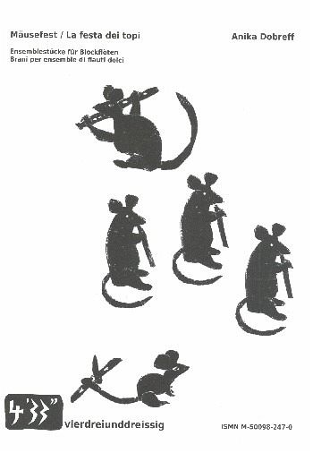 Mäusefest für Blockflöten-Ensemble Spielpartitur