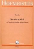 Sonate e-Moll für Flöte und Bc Sonate e-Moll für Flöte und Bc