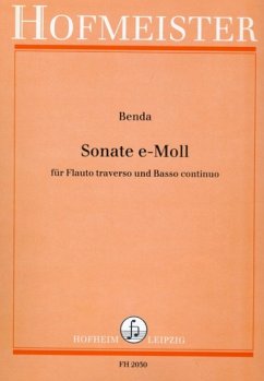 Cover Sonate e-Moll für Flöte und Bc