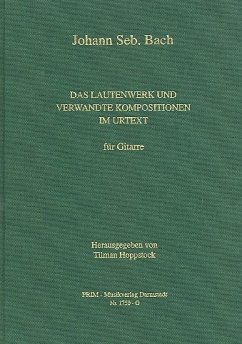 Cover Das Lautenwerk und verwandte Kompositionen im Urtext für Gitarre
