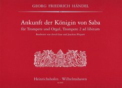 Cover Ankunft der Königin von Saba für Trompete und Orgel (2. Trompete ad lib.)