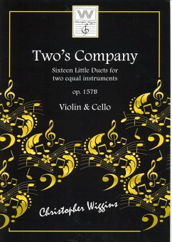 Cover Two's Company op.157b for violin and cello score