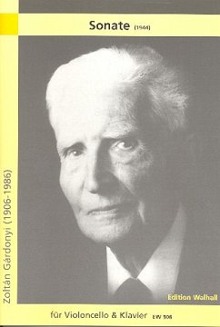 Cover Sonate für Violoncello und Klavier