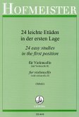 24 leichte Etüden in der ersten Lage für Violoncello mit Begleitung eines zweiten Cellos 24 leichte Etüden in der ersten Lage für Violoncello mit Begleitung eines zweiten Cellos