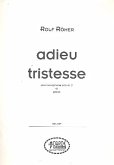 Adieu tristesse for salto saxophone and piano Adieu tristesse for salto saxophone and piano