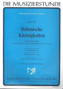 Cover Böhmische Kleinigkeiten für Oboe (Klarinette), Klarinette und Fagott Partitur und Stimmen