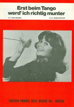 Cover Erst beim Tango werd ich richtig munter: Gesang und Klavier Einzelausgabe
