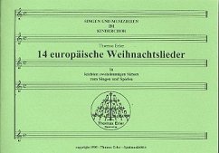 Cover 14 europäische Weihnachtslieder für Kinderchor