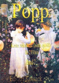 Cover Kleine melodische Duette op.480 Band 2 für 2 Flöten Spielpartitur