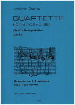 Cover Quartette für 4 Posaunen Band 2 (für alle Gelegenheiten) Partitur und Stimmen