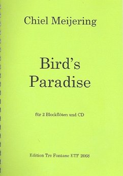 Cover Bird's Paradise (+CD) für 2 Blockflöten Spielpartitur