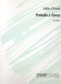 Cover Preludio y Danza für Gitarre