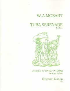 Cover Tuba Serenade for 4 tubas score and parts