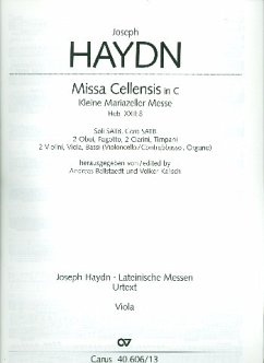 Missa cellensis C-Dur Hob.XXII:8 für Soli, Chor und Orchester Viola