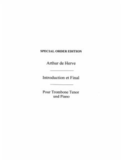 Cover Introduction et Final pour trombone tenor and piano