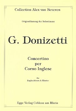 Concertino für Englischhorn und Orchester für Englischhorn und Klavier