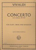 Concerto g minor RV103 for flute, oboe and bassoon parts Concerto g minor RV103 for flute, oboe and bassoon parts