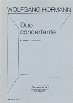 Cover Duo concertante op.H80d für Violine und Kontrabass Stimmen