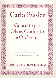 Konzert B-Dur für Oboe, Klarinette und Orchester für Oboe, Klarinette und Klavier Konzert B-Dur für Oboe, Klarinette und Orchester für Oboe, Klarinette und Klavier