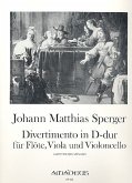 Divertimento D-Dur für Flöte, Viola und Violoncello Stimmen Divertimento D-Dur für Flöte, Viola und Violoncello Stimmen