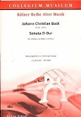 Sonate D-Dur für Violine und Bc Partitur und Stimmen (Bc nicht ausgesetzt)