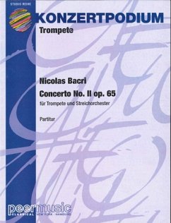 Cover Concert no.2 op.65 für Trompete und Streichorchester Partitur