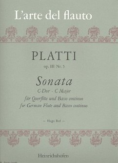 Cover Sonate C-Dur op.3,5 für Flöte und Klavier