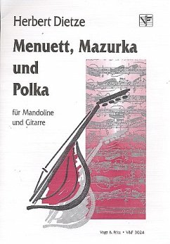 Cover Menuett, Mazurka und Polka für Mandoline und Gitarre