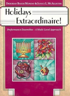 Cover Holidays extraordinaire for flexible string ensemble and piano string bass (double bass)