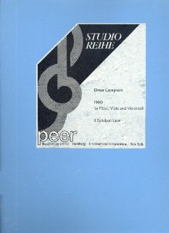 Cover Trio für Flöte, Viola und Violoncello 3 Spielpartituren