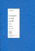 Concerto e-Moll op.35 für Viola und Klavier Concerto e-Moll op.35 für Viola und Klavier