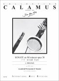 Sonate en mi mineur op.38 pour clarinette basse et piano