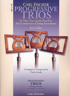 Progressive Trios for string instruments cello score