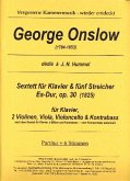 Sextett Es-Dur op.30 für 2 Violinen, Viola, Violoncello, Kontrabass und Klavier Partitur und Stimmen Sextett Es-Dur op.30 für 2 Violinen, Viola, Violoncello, Kontrabass und Klavier Partitur und Stimmen