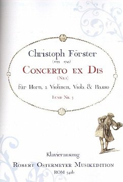 Cover Concerto ex Dis nr.1 für Horn und Streicher für Horn und Klavier