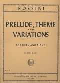 Prelude, Theme and Variations for horn and piano Prelude, Theme and Variations for horn and piano